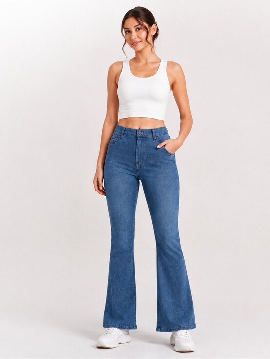 HALARA Denim - ❤️ HALARA FLEX LIGHTWEIGHT HIGH RISE FLARE JEANS, XLP ( 16P - 18P)